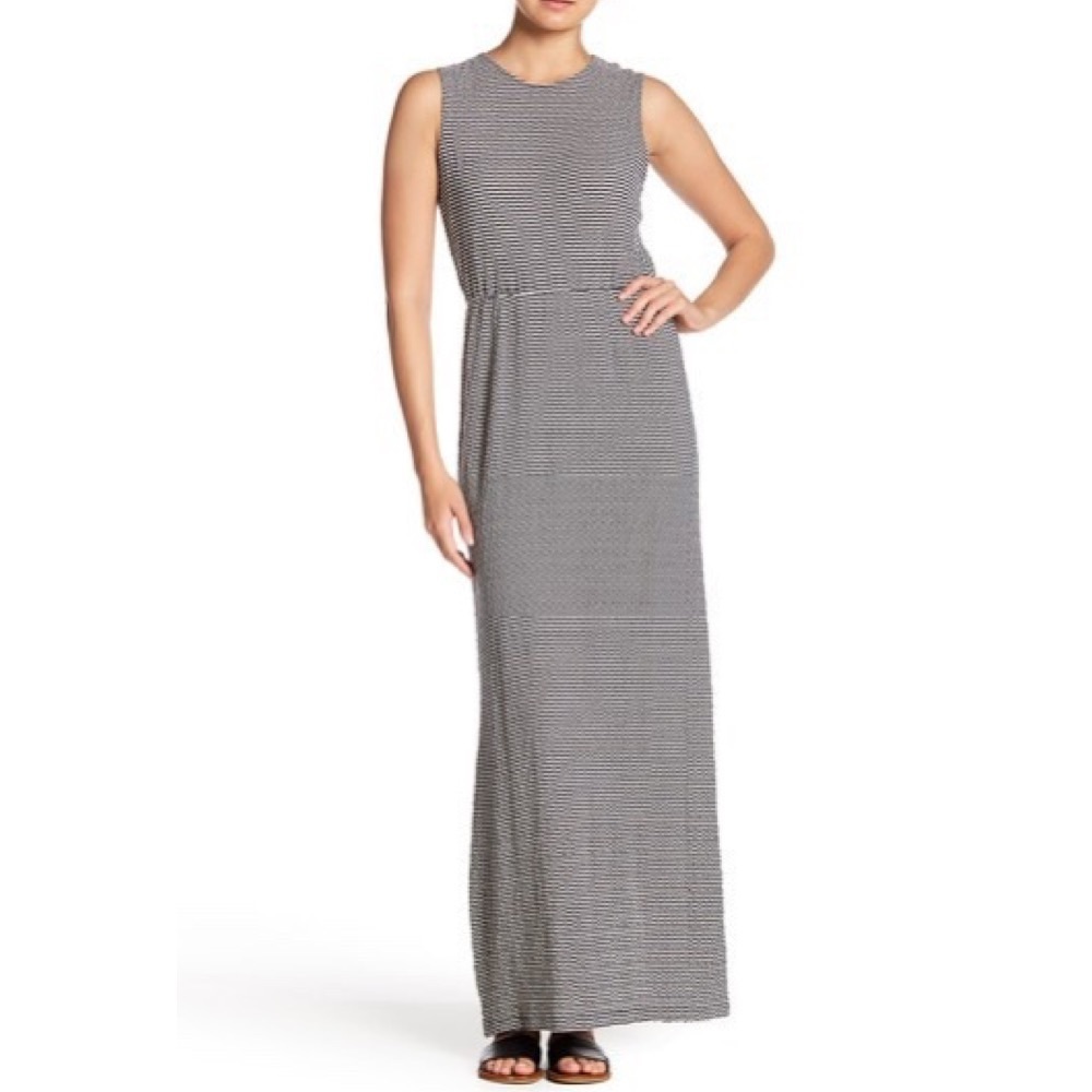 Derek Lam 10 Crosby Striped Cotton Maxi Dress
